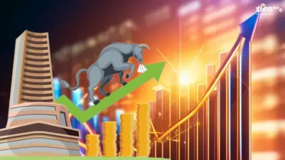 जीएसटी सुधार के ऐलान से शेयर बाजार में जोरदार उछाल