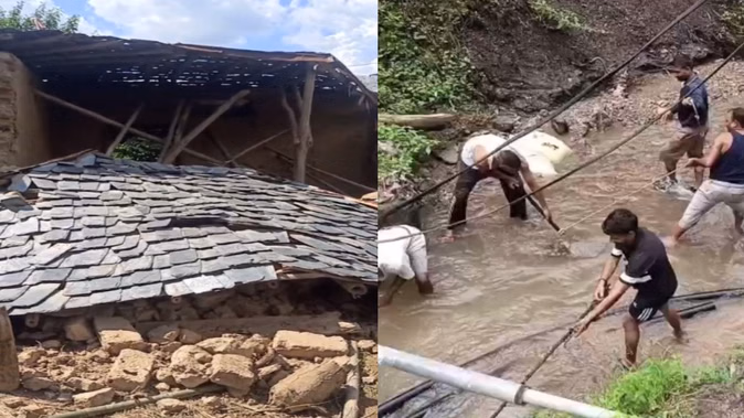 हिमाचल में भूस्खलन और बारिश से हालात बिगड़े, सैकड़ों सड़कें बंद