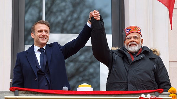 भारत-फ्रांस साझेदारी पर जोर, पीएम मोदी और राष्ट्रपति मैक्रों ने की बातचीत