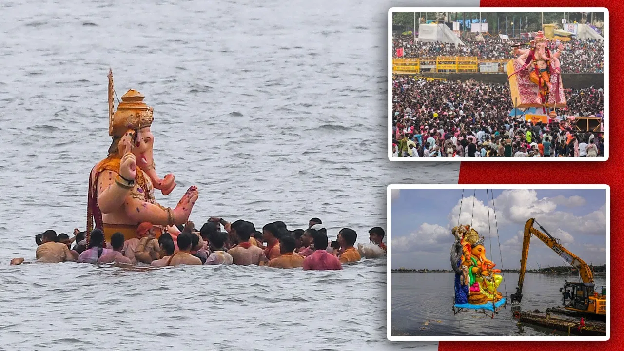 गणेश विसर्जन में दर्दनाक हादसे, डूबने और करंट से कई श्रद्धालुओं की मौत