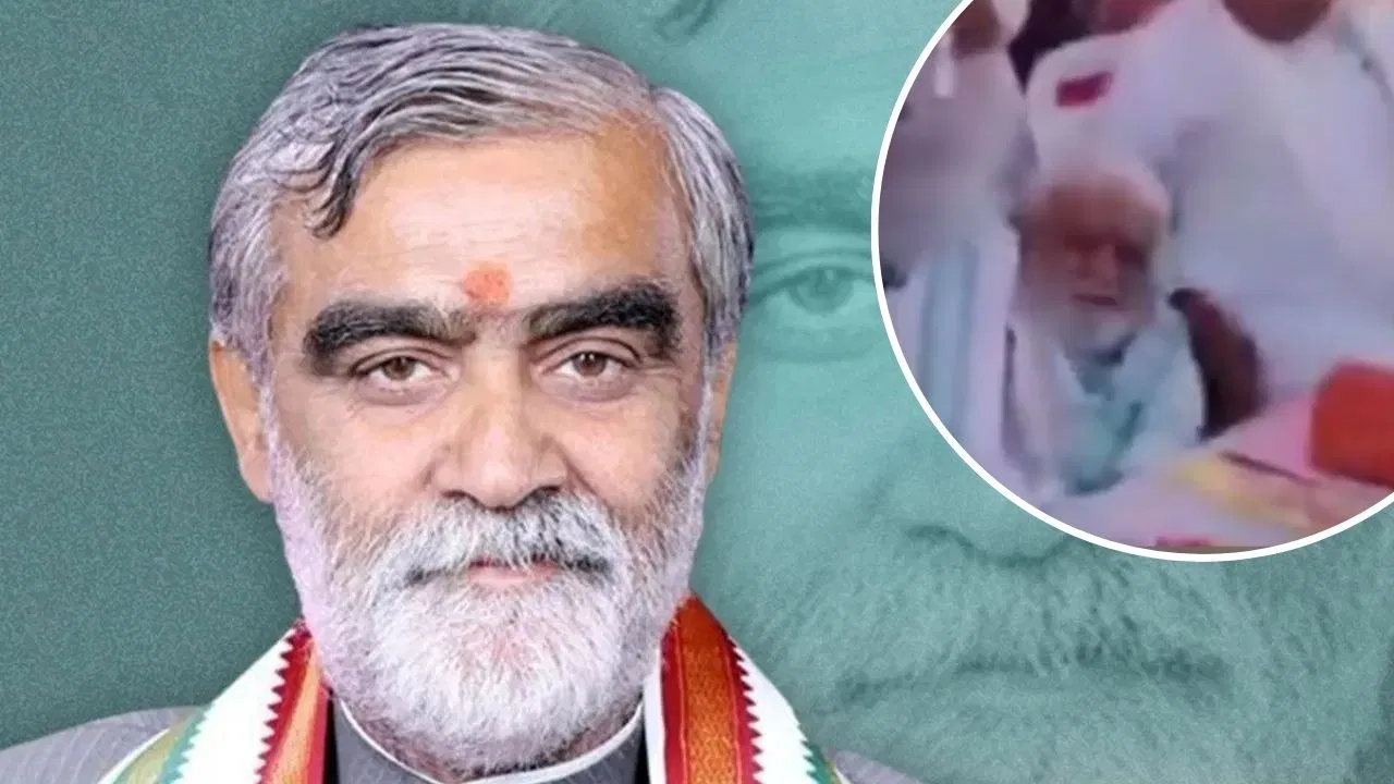 मंच पर गिरते दिखे पूर्व केंद्रीय मंत्री अश्विनी चौबे, सोशल मीडिया पर वायरल हुआ वीडियो