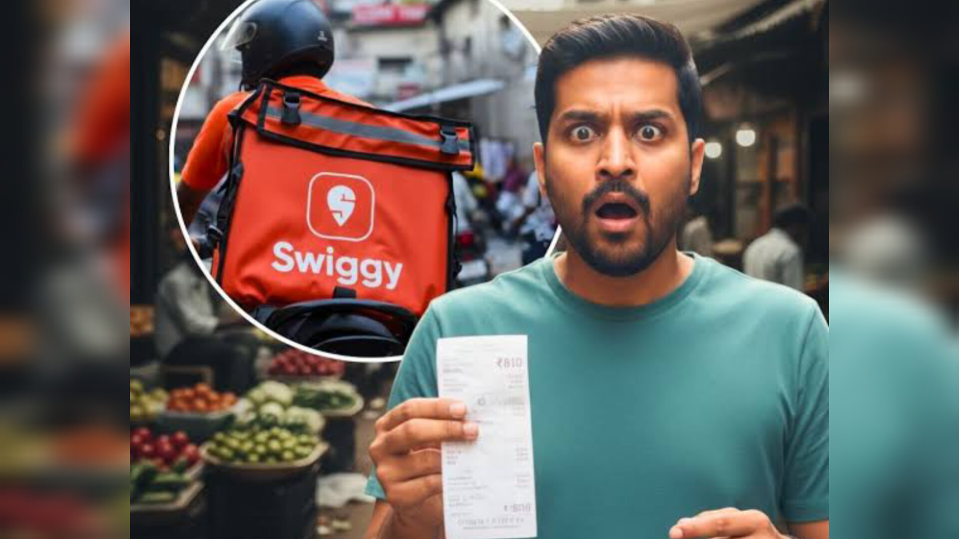 स्विगी से ऑनलाइन ऑर्डर पर खाने का बिल दोगुना! ग्राहक ने उठाए सवाल