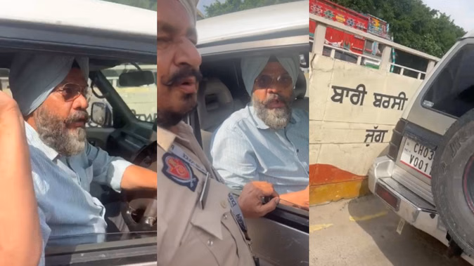 अमृतसर में विधायक के पति और ट्रैफिक पुलिस में सड़क पर बहस, वीडियो वायरल