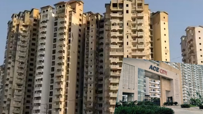 ग्रेटर नोएडा की सोसाइटी में 13वीं मंजिल से गिरकर मां-बेटे की मौत