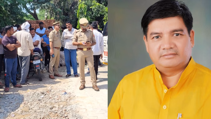 पूर्व ब्लॉक प्रमुख विनोद चौधरी की गला रेतकर हत्या, कार्यालय से लाश बरामद
