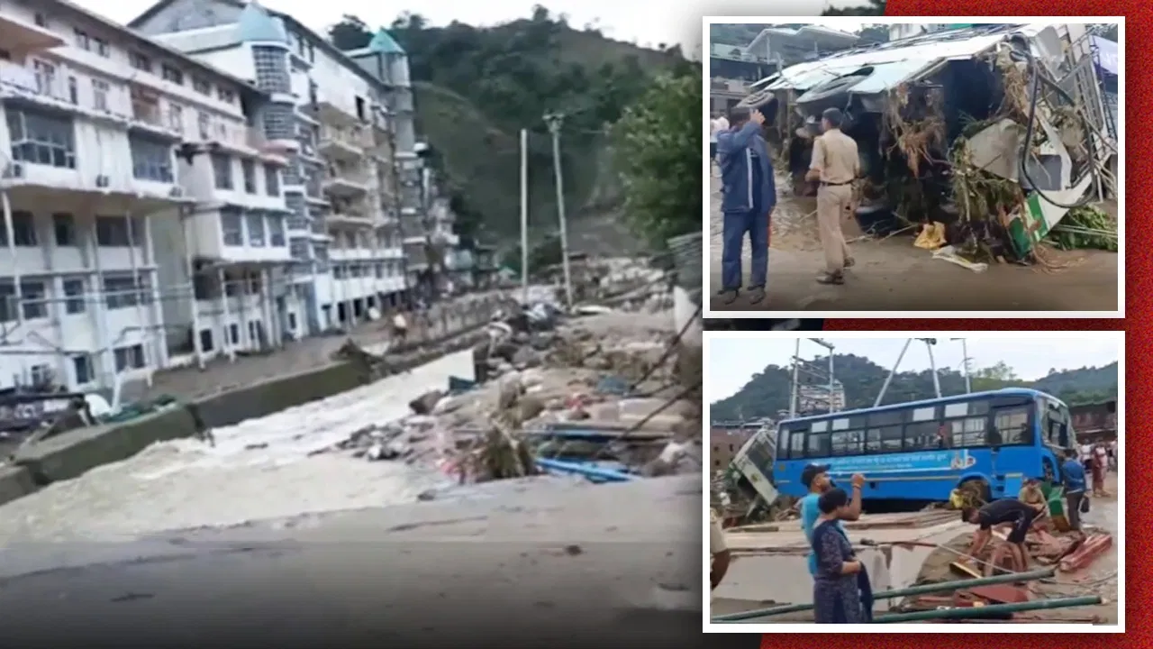 हिमाचल में बारिश का कहर: मंडी में सैलाब से तीन की मौत, कई लापता