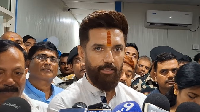 हाजीपुर में चिराग पासवान का राजद पर हमला, कांग्रेस को बताया ‘पिछलग्गू’
