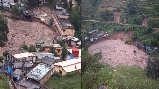 चमोली में बादल फटने से छह मकान तबाह, सात लोग लापता