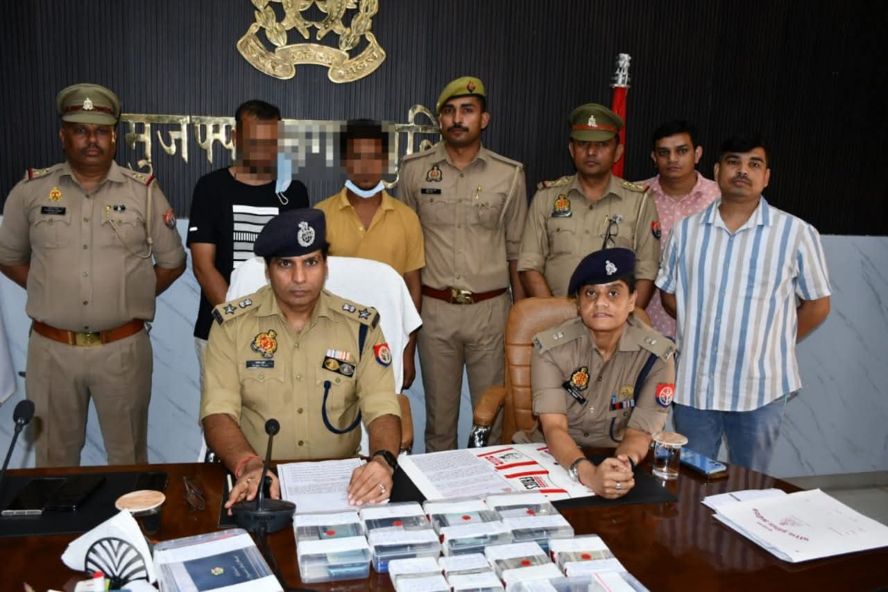 सेवानिवृत्त इंजीनियर से 33.33 लाख की ठगी करने वाले दो साइबर ठग गिरफ्तार