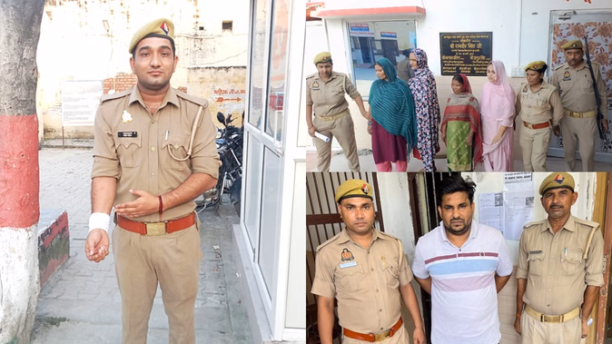 माजिद अली की गिरफ्तारी के दौरान पुलिस पर हमला, चार महिलाएं भी हुईं गिरफ्तार