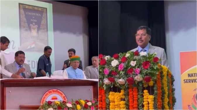 बीकानेर हाईकोर्ट बेंच की मांग को लेकर वकीलों ने सभागार में की नारेबाजी