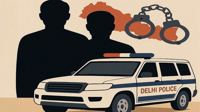 दिल्ली पुलिस ने सनी साई गैंग के कुख्यात बदमाशों को किया गिरफ्तार