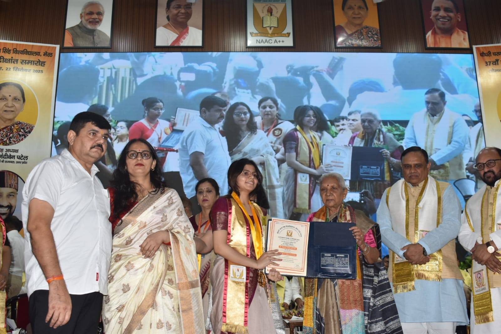 आनंदीबेन पटेल का संदेश: युवा ड्रग्स से बचें, विवि में स्वच्छता और नियमों पर दें ध्यान