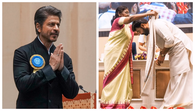 71वें राष्ट्रीय फिल्म पुरस्कार: शाहरुख, रानी, विक्रांत और मोहनलाल को मिला सम्मान