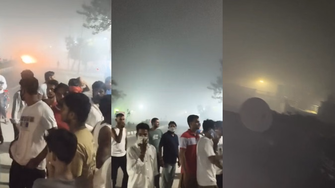 गजराैला में जहरीली गैस से बिगड़े हालात, काबू करने में एनडीआरएफ को लगे पांच घंटे