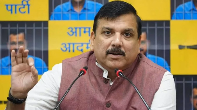 भाजपा नेता ने आप सांसद संजय सिंह को भेजा 50 करोड़ की मानहानि का नोटिस