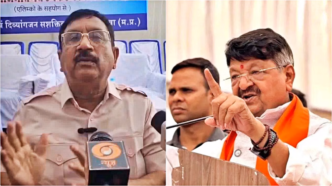 मध्य प्रदेश मंत्री विजय शाह ने राहुल-प्रियंका विवाद पर फिर दिया विवादित बयान