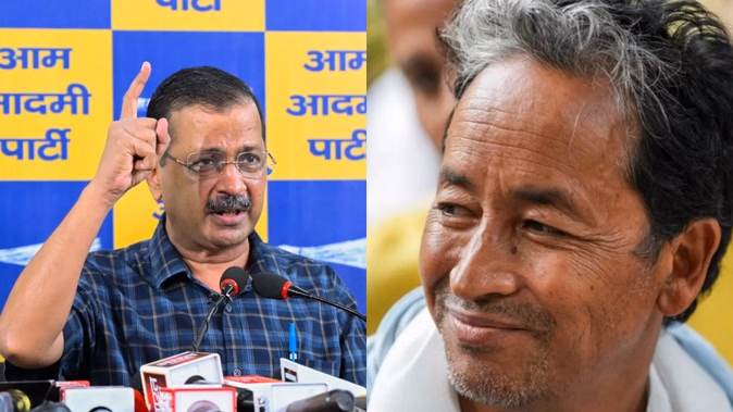 केजरीवाल का हमला: वांगचुक के साथ भाजपा कर रही घटिया राजनीति