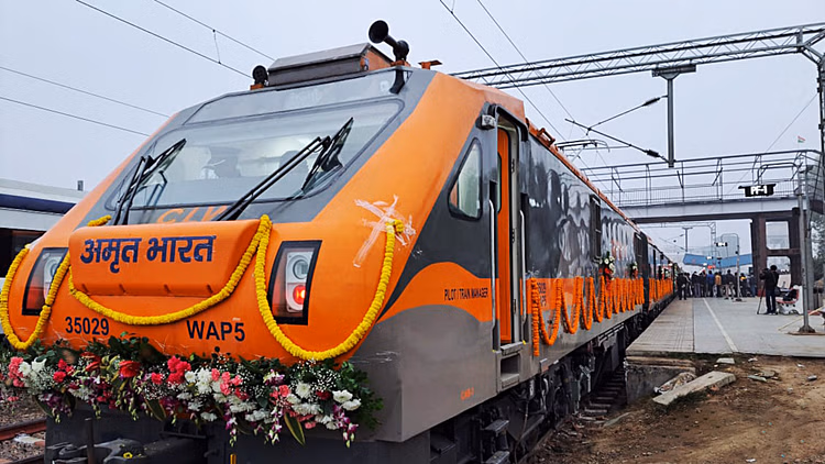 सोमवार से पटरी पर दौड़ेगी पूर्वोत्तर रेलवे की पहली अमृत भारत एक्सप्रेस
