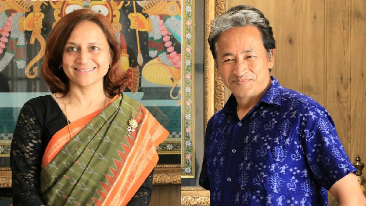 लद्दाख: सोनम वांगचुक के खिलाफ आरोपों को पत्नी गीतांजलि ने बताया साजिश