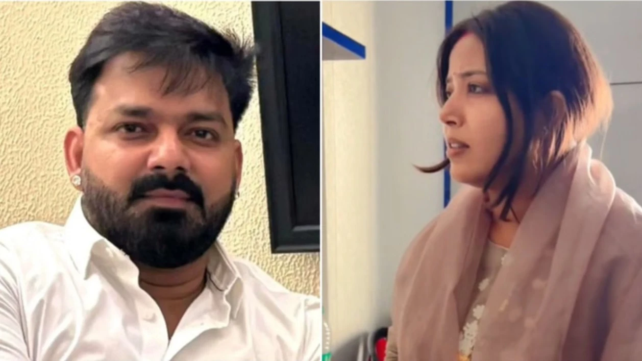 लखनऊ में पवन सिंह की पत्नी का हंगामा, बोलीं– पति से मिले बिना नहीं जाऊंगी