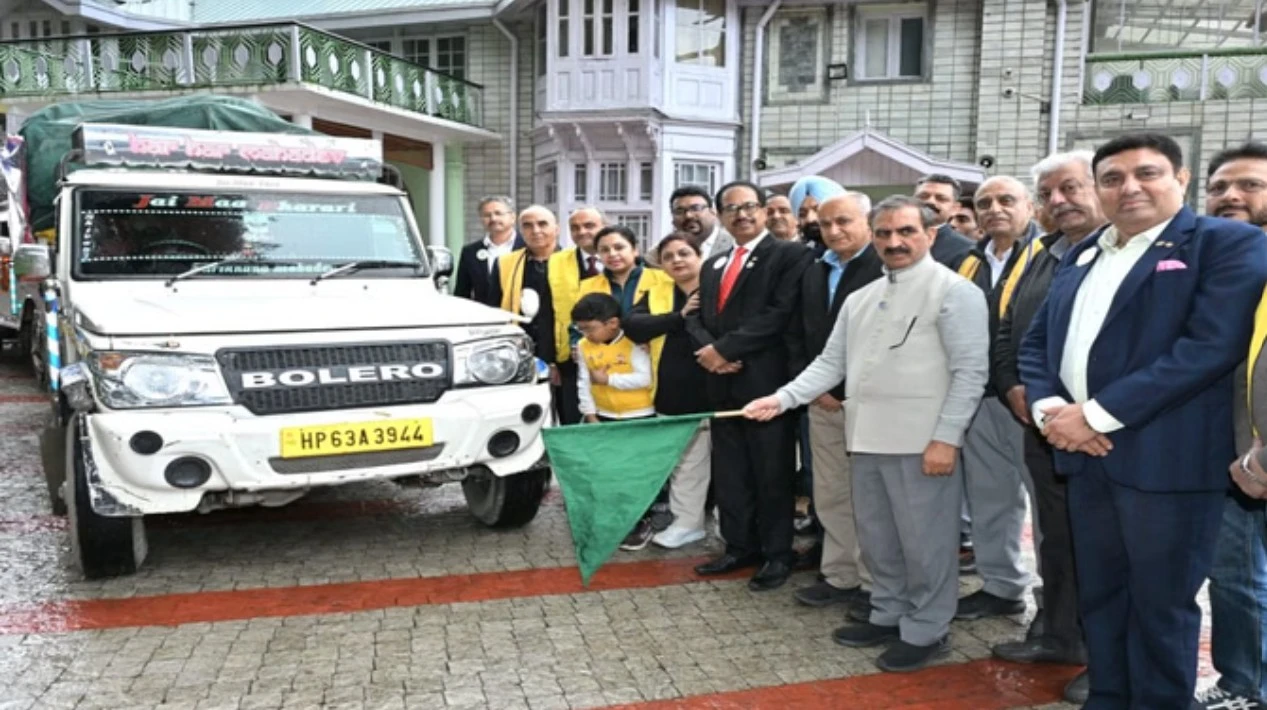 आपदा प्रभावित क्षेत्रों के लिए राहत सामग्री रवाना, सुखविंद्र सुक्खू ने दिखाई हरी झंडी