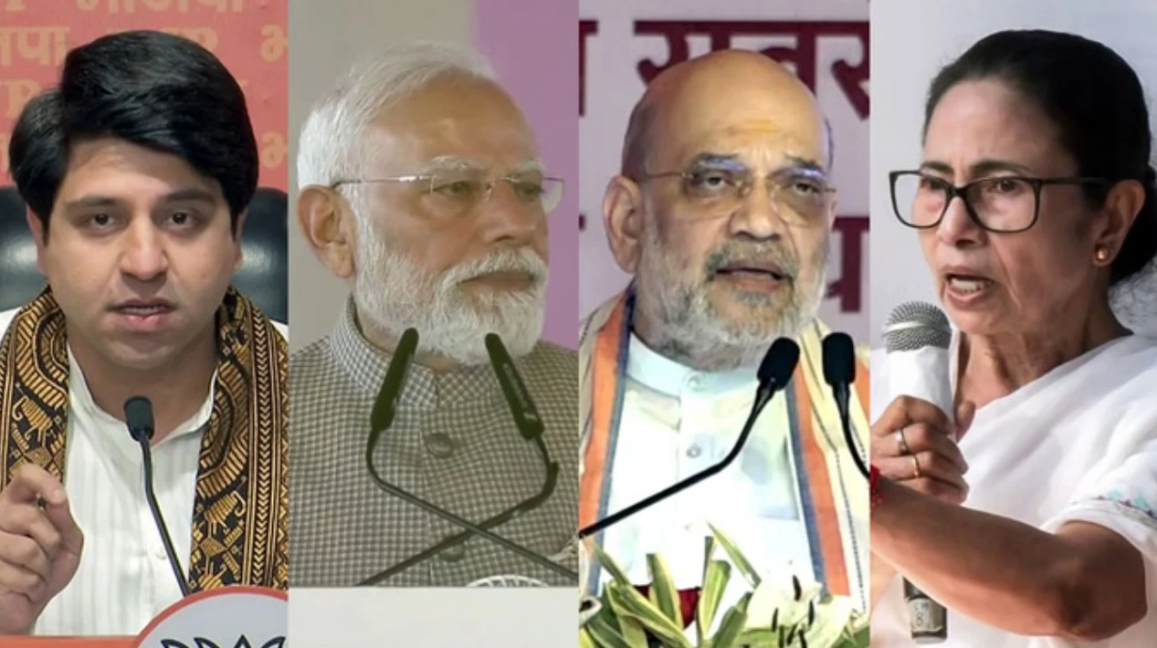 ममता ने अमित शाह को बताया ‘कार्यवाहक पीएम’, भाजपा ने बंगाल में हिंसा और कानून व्यवस्था पर किया हमला