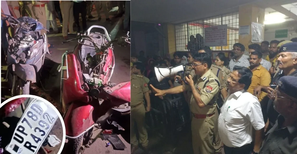 कानपुर में सड़क किनारे खड़ी दो स्कूटियों में जोरदार धमाका, 8 लोग घायल, फॉरेंसिक टीम जांच में जुटी