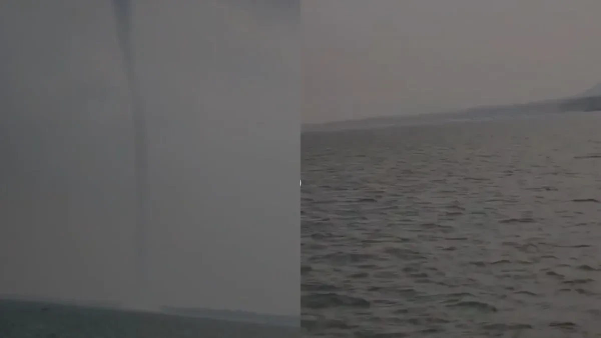 चिलिका झील पर अचानक उठा बवंडर, पर्यटकों और मछुआरों में मचा हड़कंप