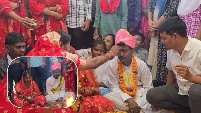 छत्तीसगढ़: पूर्व नक्सल जोड़े ने विवाह कर समाज में लौटने का लिया संकल्प
