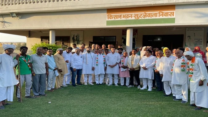 कैथल में बड़ा राजनीतिक पलटाव: रामनिवास मेहरा ने थामा कांग्रेस का हाथ