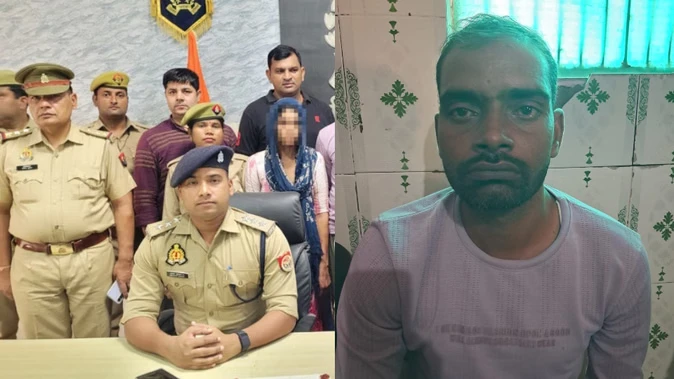 अलीगढ़ में करवा चौथ के दिन पत्नी ने प्रेमी के साथ मिलकर पति की कराई हत्या, दोनों गिरफ्तार