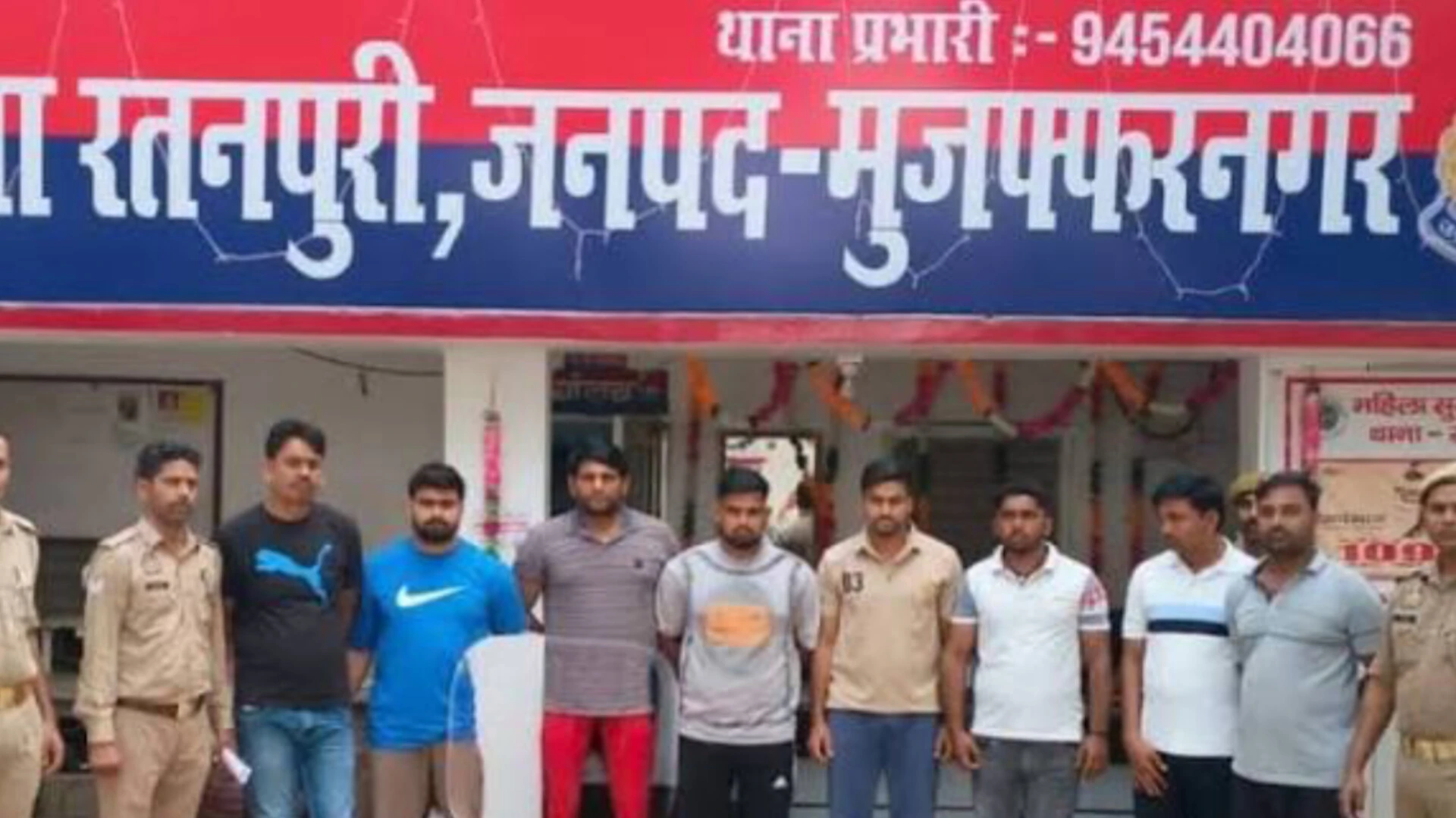 मुजफ्फरनगर: मुस्लिम जन क्रिकेट पर विवाद, शांतिभंग में आठ का चालान