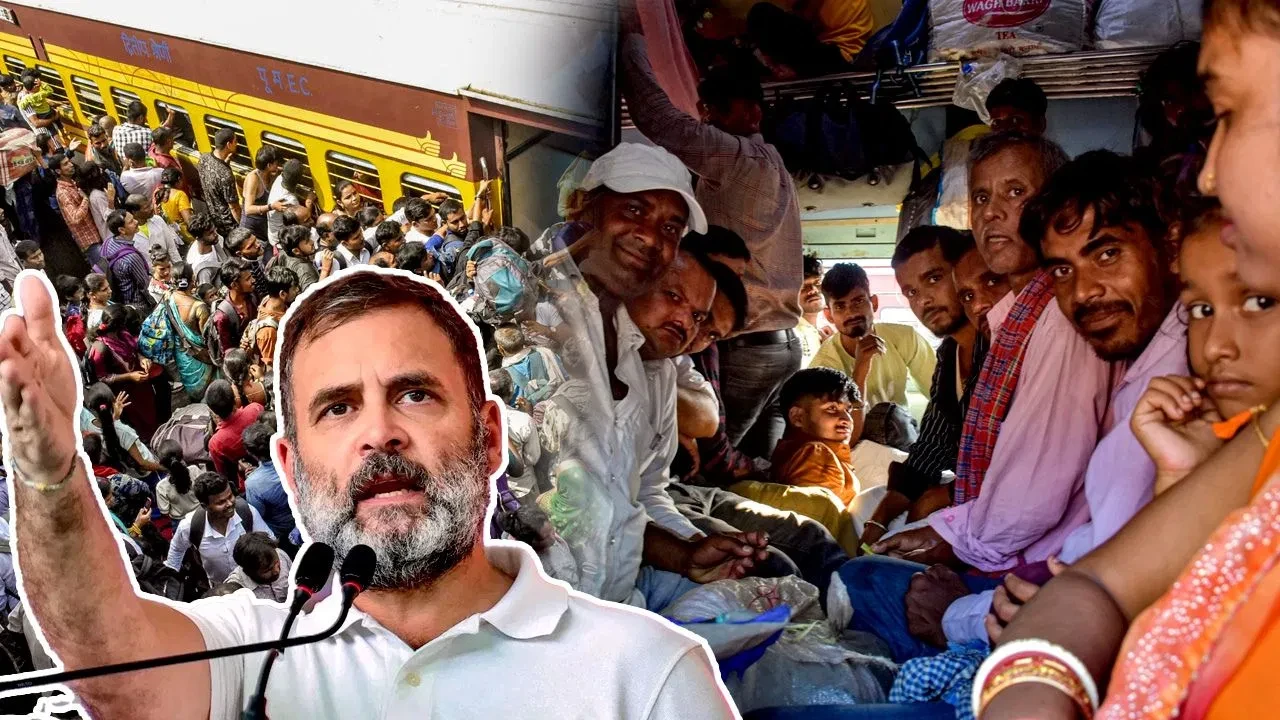 रेलवे में बड़ा संकट: राहुल गांधी ने पूछा, “12,000 ट्रेनें कहां हैं?”