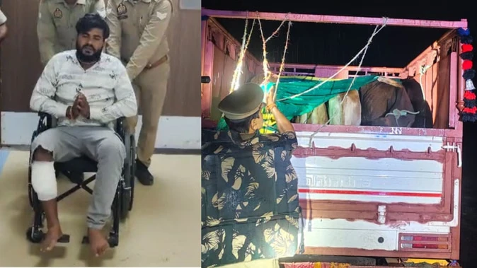 सोनभद्र में पुलिस-तस्कर मुठभेड़: एक घायल, तीन फरार, पकड़े गए बदमाश ने मांगी माफी