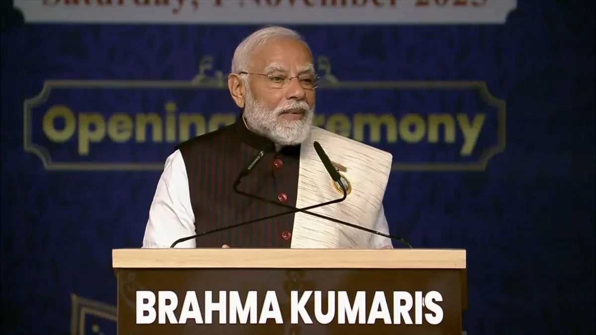 ‘मैं अतिथि नहीं, परिवार का हिस्सा हूं’- ब्रह्मकुमारी शांति शिखर में बोले पीएम मोदी