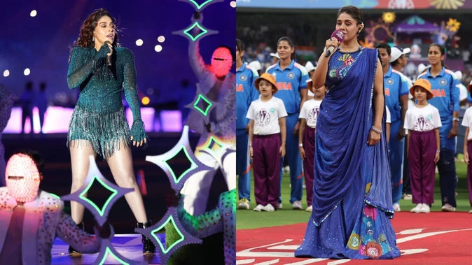 महिला विश्व कप फाइनल में सुनिधि चौहान की धूम, राष्ट्रगान से लेकर परफॉर्मेंस तक छाया जादू