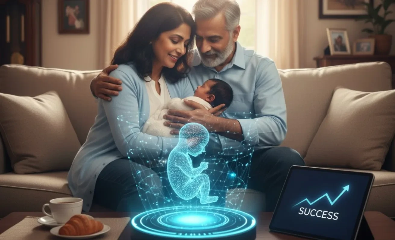 AI तकनीक से असंभव हुआ संभव: दो दशक से संतानविहीन दंपती को मिला मातृत्व का सुख