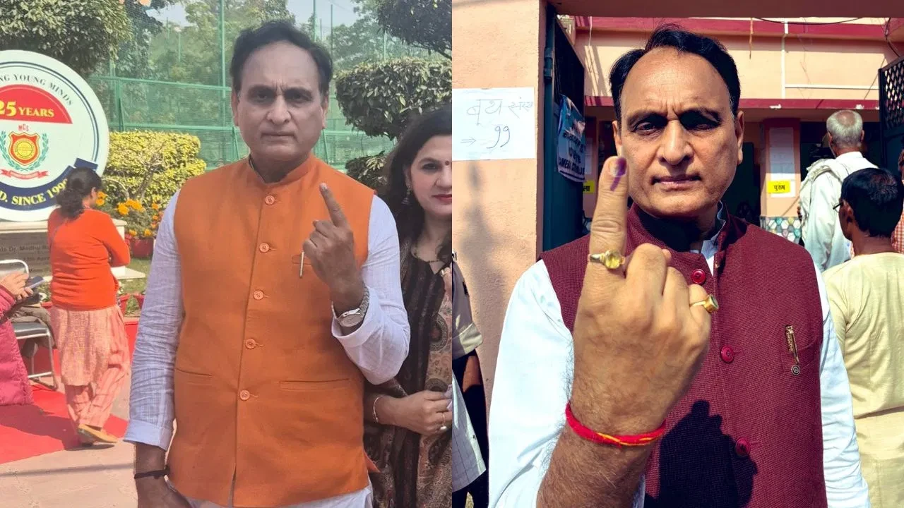 दिल्ली के बाद बिहार: भाजपा नेता राकेश सिन्हा पर दो जगह मतदान का आरोप