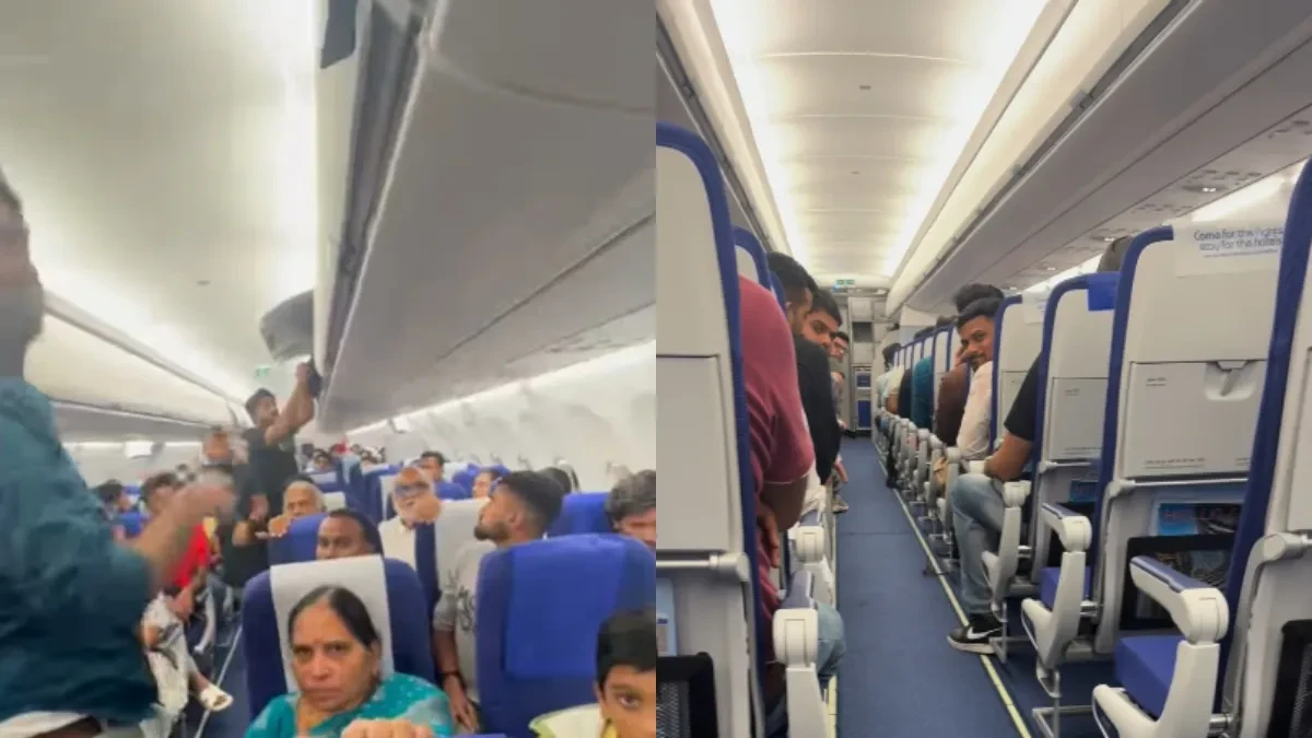 इंडिगो फ्लाइट में उड़ान के दौरान जलने की गंध, यात्रियों में मचा हड़कंप