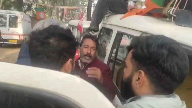 बडगाम विधानसभा क्षेत्र में चुनाव प्रचार के दौरान राजनीतिक टकराव, वीडियो हुआ वायरल