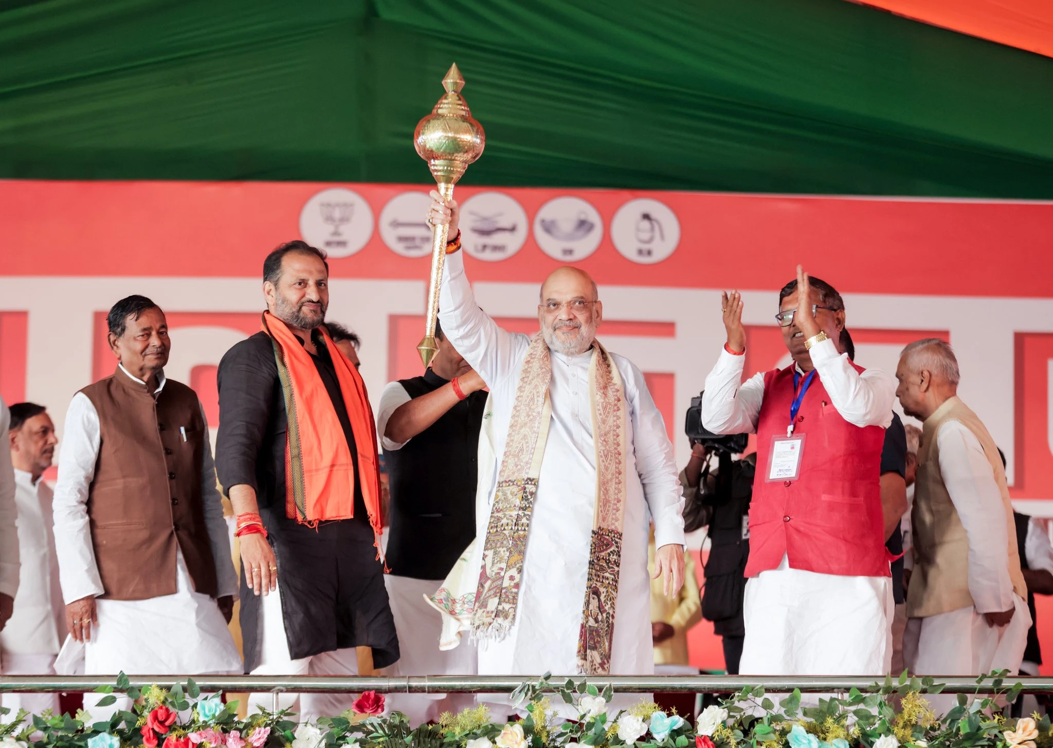सासाराम रैली: अमित शाह ने आतंकवाद और घुसपैठियों को लेकर विपक्ष पर साधा निशाना