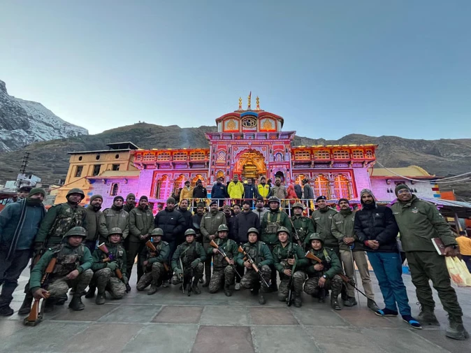 दिल्ली विस्फोट के बाद बदरीनाथ धाम में सुरक्षा बढ़ाई गई, बम निरोधक दस्ता तैनात