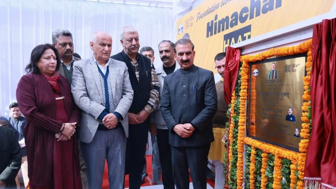 शिमला में मुख्यमंत्री ने रखी 'हिमाचल हाट' की आधारशिला, ग्रामीण महिलाओं को मिलेगा व्यवसायिक मंच