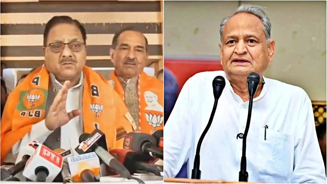‘छह कांग्रेस विधायक जा सकते हैं जदयू में, गहलोत रोकें तो रोक लें’: भाजपा का दावा