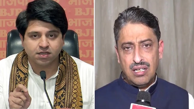 दिल्ली ब्लास्ट पर मसूद के बयान पर भाजपा का हमला: कांग्रेस का हाथ हमेशा आतंकियों के साथ