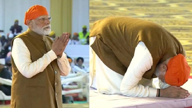 पीएम मोदी ने गुरु तेग बहादुर को नवाया शीश, कुरुक्षेत्र में 'पंचजन्य' स्मारक का किया उद्घाटन