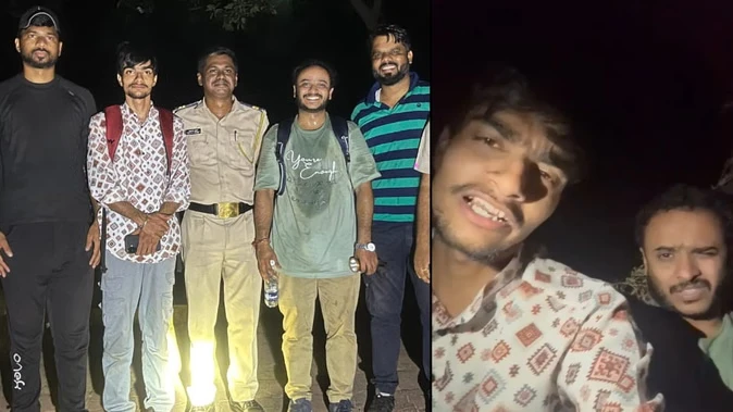 गोरखगढ़ किले में फंसे युवक, रेस्क्यू टीम की मदद से सुरक्षित बाहर निकाले गए