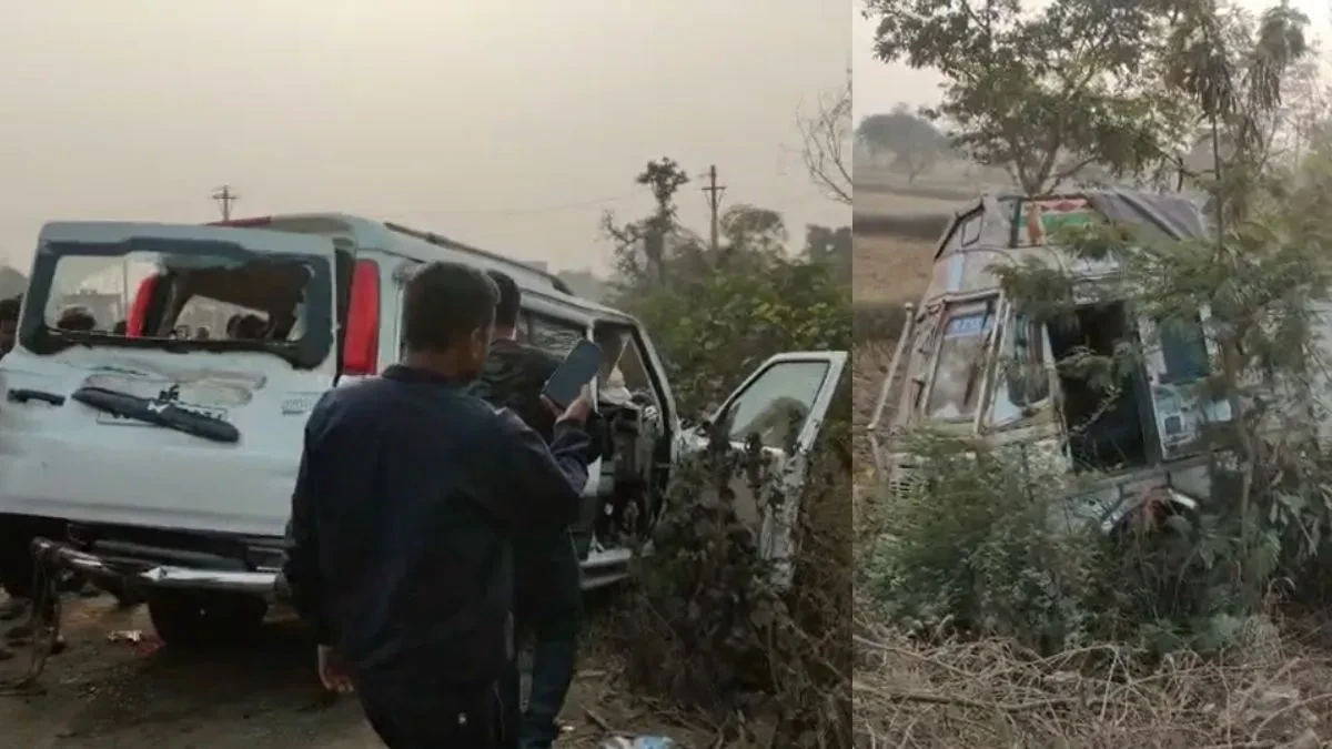 छत्तीसगढ़: जांजगीर-चांपा में ट्रक और स्कॉर्पियो की टक्कर, 5 लोगों की मौत