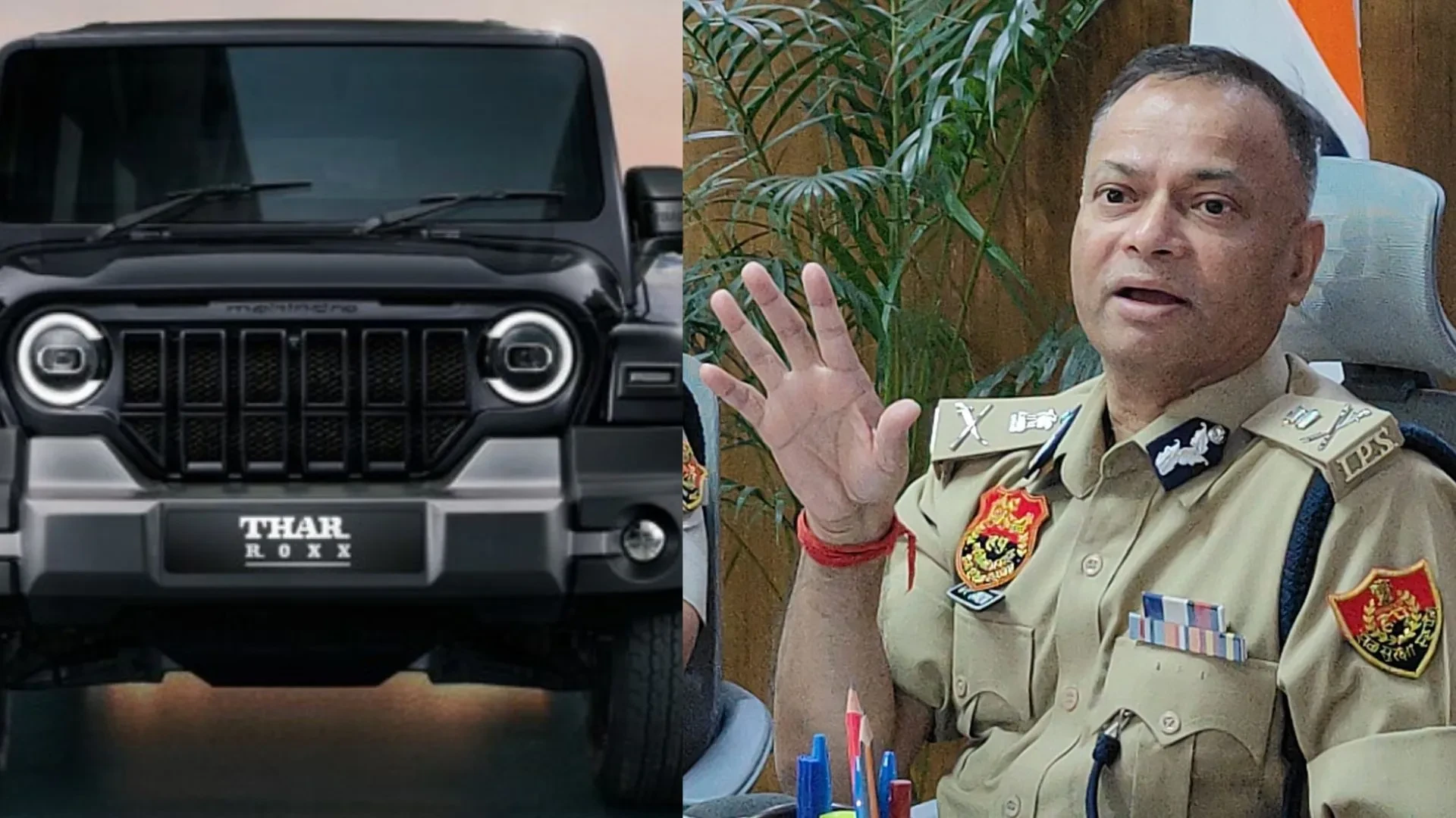 गुरुग्राम: थार मालिक ने डीजीपी के बयान पर भेजा लीगल नोटिस, सार्वजनिक माफी की मांग